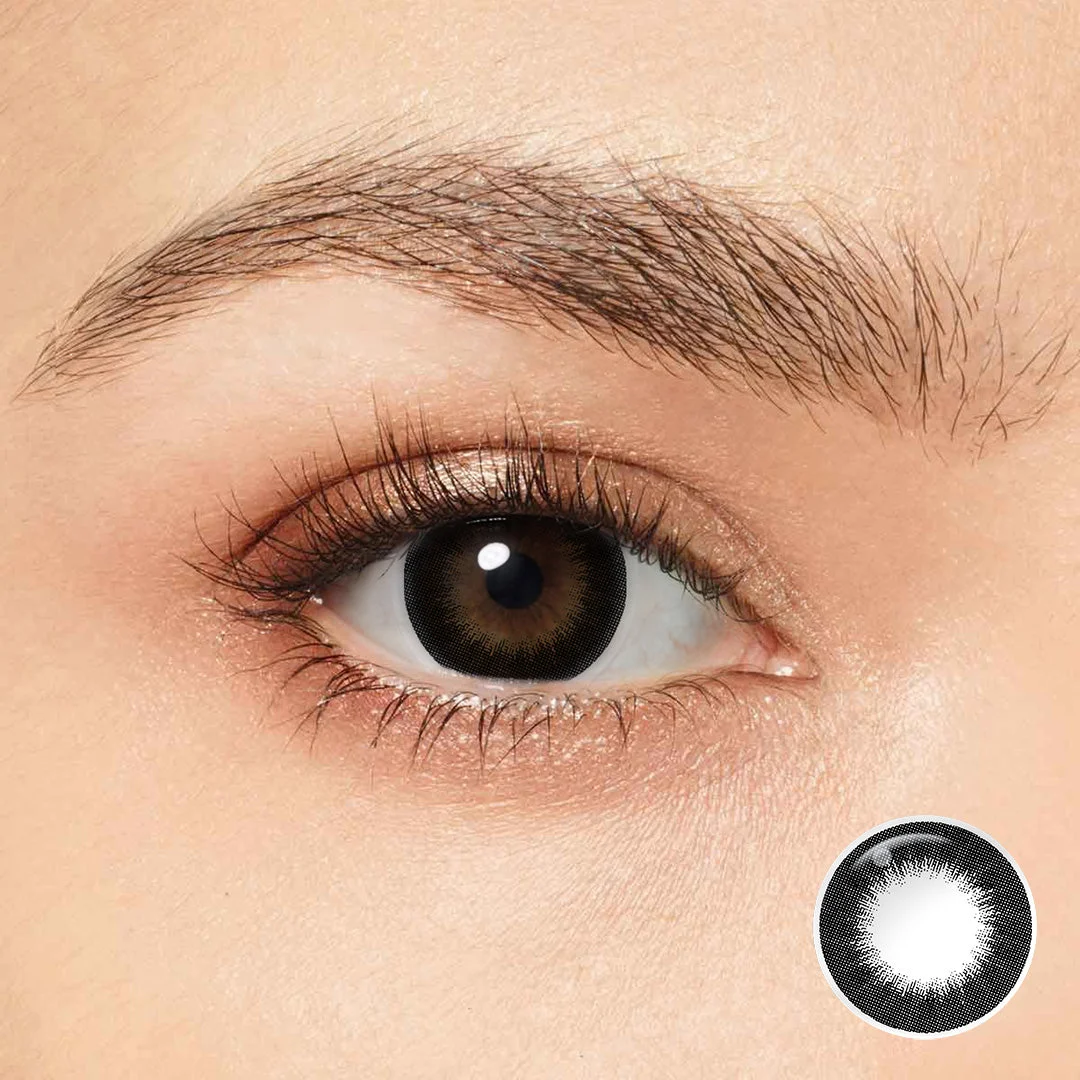 Introducing Magister OMG Black Colored Contacts - the perfect blend of stunning black and natural translucency.