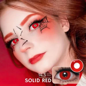 Magister Solid Red Cosplay Lens