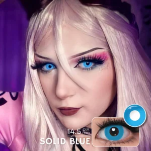 Magister Solid Blue Cosplay Lens
